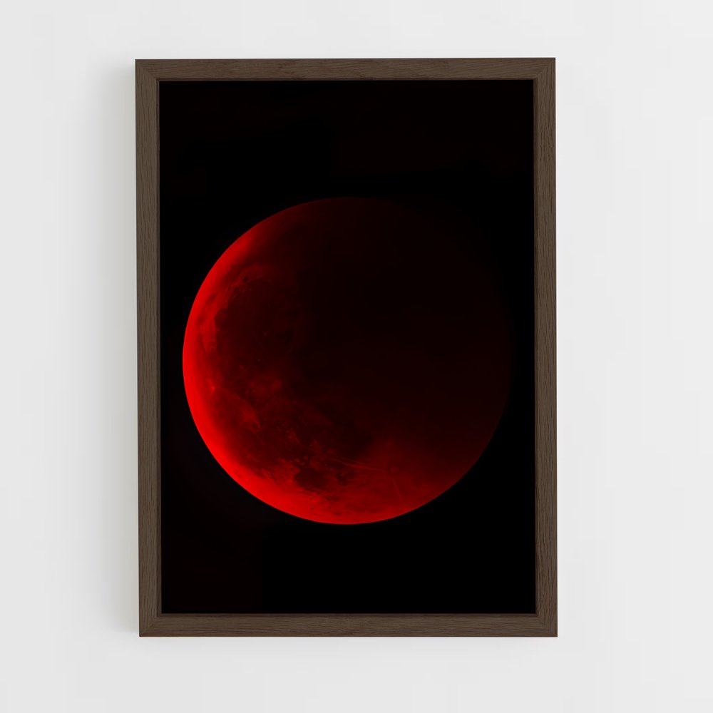 Poster Lune de Sang – affiche Système solaire (vue 5)